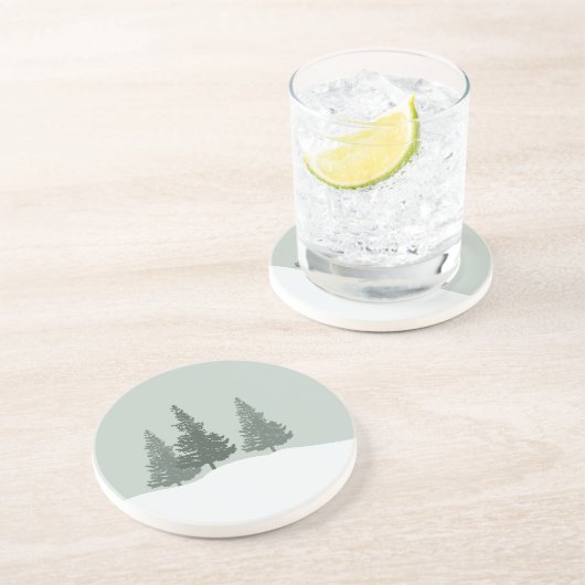 冬のワンダーランドフォレストの木 コースター (側面)