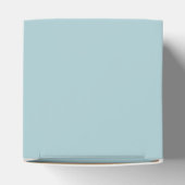 冬のワンダーランドブルーポーラーベア1歳の誕生日 フェイバーボックス (上部)