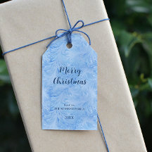 冬のワンダーランドブルー霜の降りたパターン