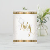 冬のワンダーランドベイビーシャワー 招待状 (スタンド正面)