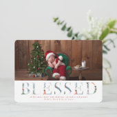 冬のワンダーランドホリデー誕生のお知らせ シーズンカード (スタンド正面)