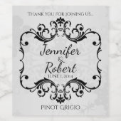 冬のワンダーランドワインラベル ワインラベル (シングルラベル)