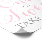 冬のワンダーランド人は甘いサイン ポスター (角)