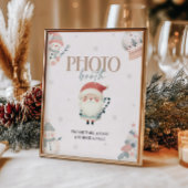 冬のワンダーランド写真ブーステーブルの看板 ポスター