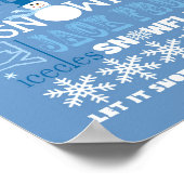 冬のワンダーランド地下鉄アート ポスター (角)