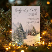 冬のワンダーランド外は寒い男女兼用 招待状