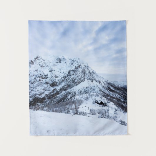 冬のワンダーランド探検家 タペストリー (正面)