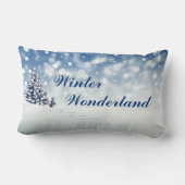 冬のワンダーランド枕 ランバークッション (裏面)
