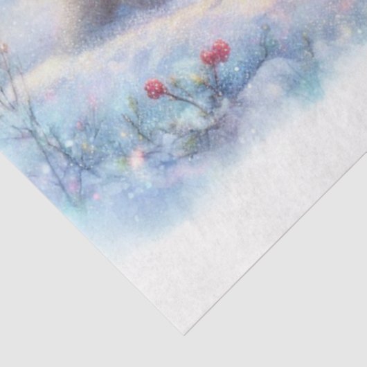 冬のワンダーランド極熊とギフトデコパージュ 薄葉紙 (詳細)