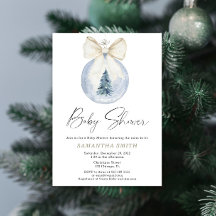 冬のワンダーランド男女兼用の赤ちゃんシャワー