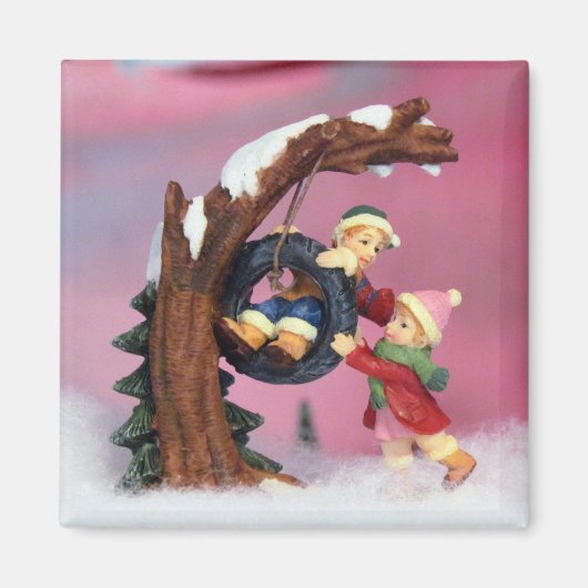 冬のワンダーランド磁石 マグネット (正面)