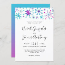 冬のワンダーランド結婚の雪のカラフルかがり