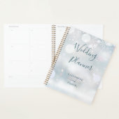 冬のワンダーランド結婚雪 プランナー手帳 (ディスプレー)