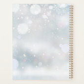 冬のワンダーランド結婚雪 プランナー手帳 (裏面)