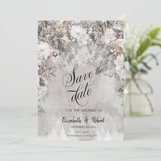 冬のワンダーランド花の森の日付を保存 セーブザデート (スタンド正面)