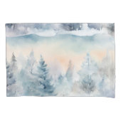 冬のワンダーランド芸術的- 枕カバー (正面)