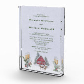 冬のワンダーランド記念ウェディング招待 フォトブロック (右)