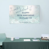 冬のワンダーランド誕生日パーティー 横断幕 (トレードショー)