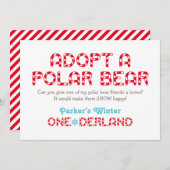 冬のワンダーランド誕生日ポーラベアの好意サイン (正面/裏面)