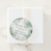 冬のワンダーランド赤ちゃんシャワーありがとう フェイバータグ (インサイチュ)