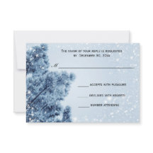 冬のワンダーランド雪と松結婚の反応