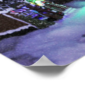 冬のワンダーランド雪のシーン2020 ポスター (角)