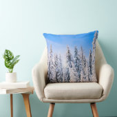 冬のワンダーランド雪の松 クッション (椅子)