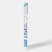 冬のワンダーランド雪の青い水の色絵を描の Case-Mate iPhoneケース (裏面 / 右)