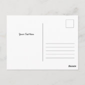 冬のワンダーランド雪景色写真はがき ポストカード (裏面)