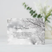 冬のワンダーランド雪結婚の詳細の付属品 エンクロージャーカード (スタンド正面)