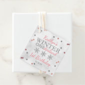 冬のワンダーランド1回目の誕生日 フェイバータグ (インサイチュ)