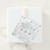 冬のワンダーランド1回目の誕生日 フェイバータグ (インサイチュ)