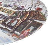 冬のワンダーランド カッティングボード (角)