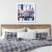 冬のワンダーランド キャンバスプリント (インサイチュ (寝室))