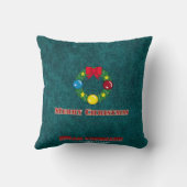 冬のワンダーランド クッション (裏面)