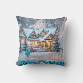 冬のワンダーランド クッション