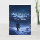 冬のワンダーランド・クリスマスの降誕騎士 シーズンカード (正面)