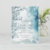 冬のワンダーランド、ストリングライト結婚ズ 招待状 (スタンド正面)