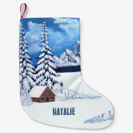 冬のワンダーランド スモールクリスマスストッキング
