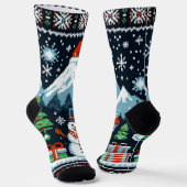 冬のワンダーランド ソックス (傾斜あり)