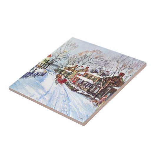 冬のワンダーランド タイル (側面)