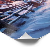 冬のワンダーランド:トワイライトビレッジの山 ポスター (コーナー)