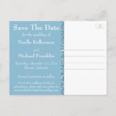 冬のワンダーランド、ハートは日付はがきを保存 案内ポストカード (裏面)