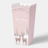 冬のワンダーランド | ピンクと鹿 フェイバーボックス (正面)