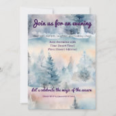 冬のワンダーランド – フェスティバル 招待状 (正面)