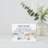 冬のワンダーランド、ベビーのための本。本を持ってくる エンクロージャーカード (スタンド正面)