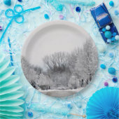 冬のワンダーランド ペーパープレート (パーティー)