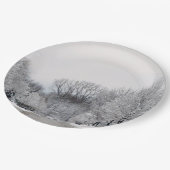 冬のワンダーランド ペーパープレート (アングル)