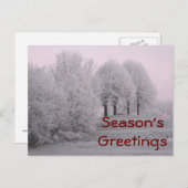 冬のワンダーランド ポストカード (正面/裏面)