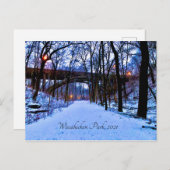 冬のワンダーランド ポストカード (正面/裏面)